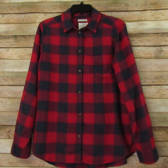 American Eagle Buffalo Plaid Womens 